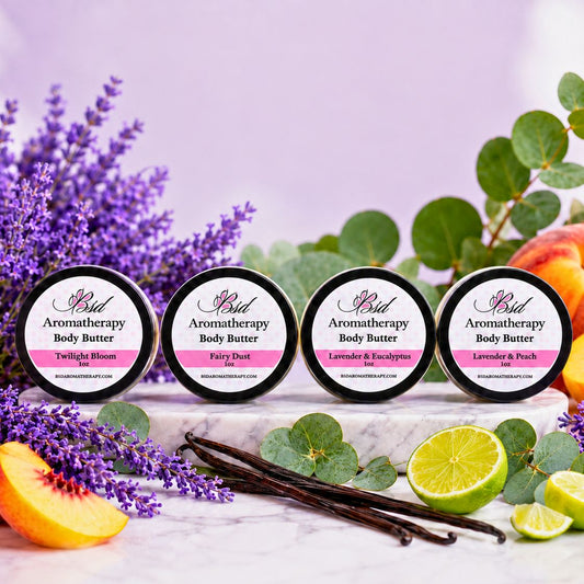 Organic Shea Butter Minis "Unwind" Scent Collection – $7.00 Each (1oz) BSD Aromatherapy