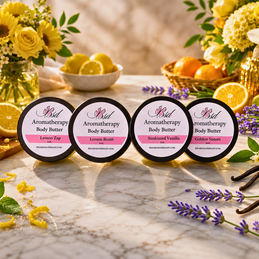 Organic Shea Butter Minis "Energize" Scent Collection – $7.00 Each (1oz) BSD Aromatherapy