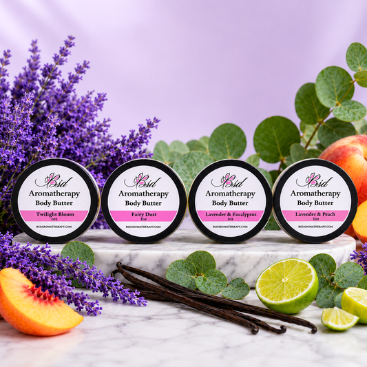 Organic Shea Butter Minis "Unwind" Scent Collection – $7.00 Each (1oz) BSD Aromatherapy