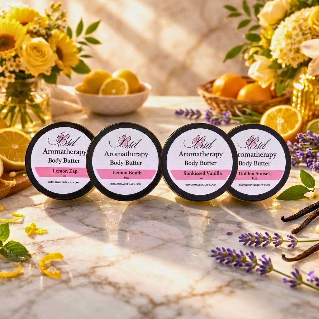 Organic Shea Butter Minis "Energize Scent Collection" – $7.00 Each (1oz) My Store