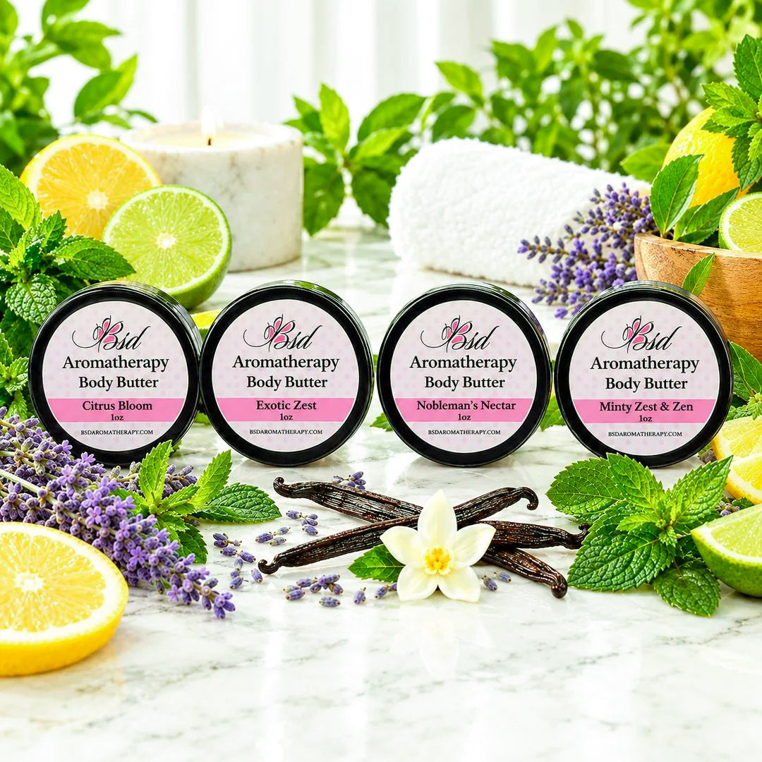 Organic Shea Butter Minis "Elevate" Scent Collection – $7.00 Each (1oz) BSD Aromatherapy