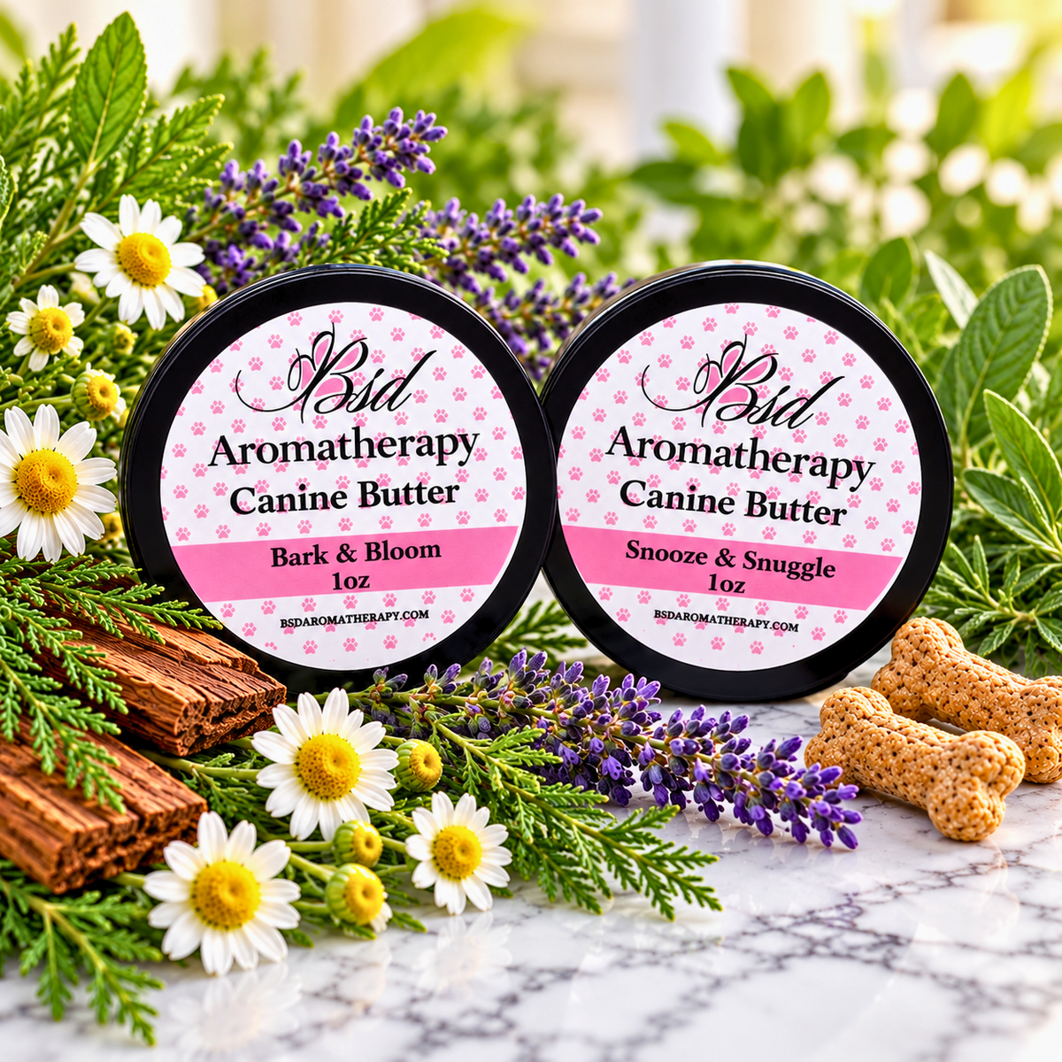 Shea Mini Canine Butter | Nose-to-Tail Hydration – $7.00 Each (1oz) BSD Aromatherapy